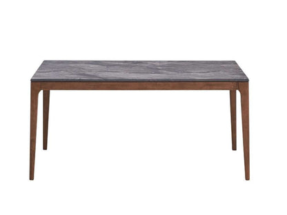 ACME Furniture - Bevis Dining Table - Stone & Walnut - DN02312 veiw 2