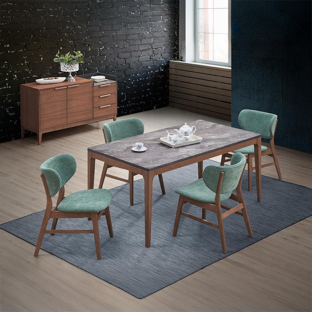 ACME Furniture - Bevis Server - Engineered Stone & Walnut Finish - DN02419 veiw 5