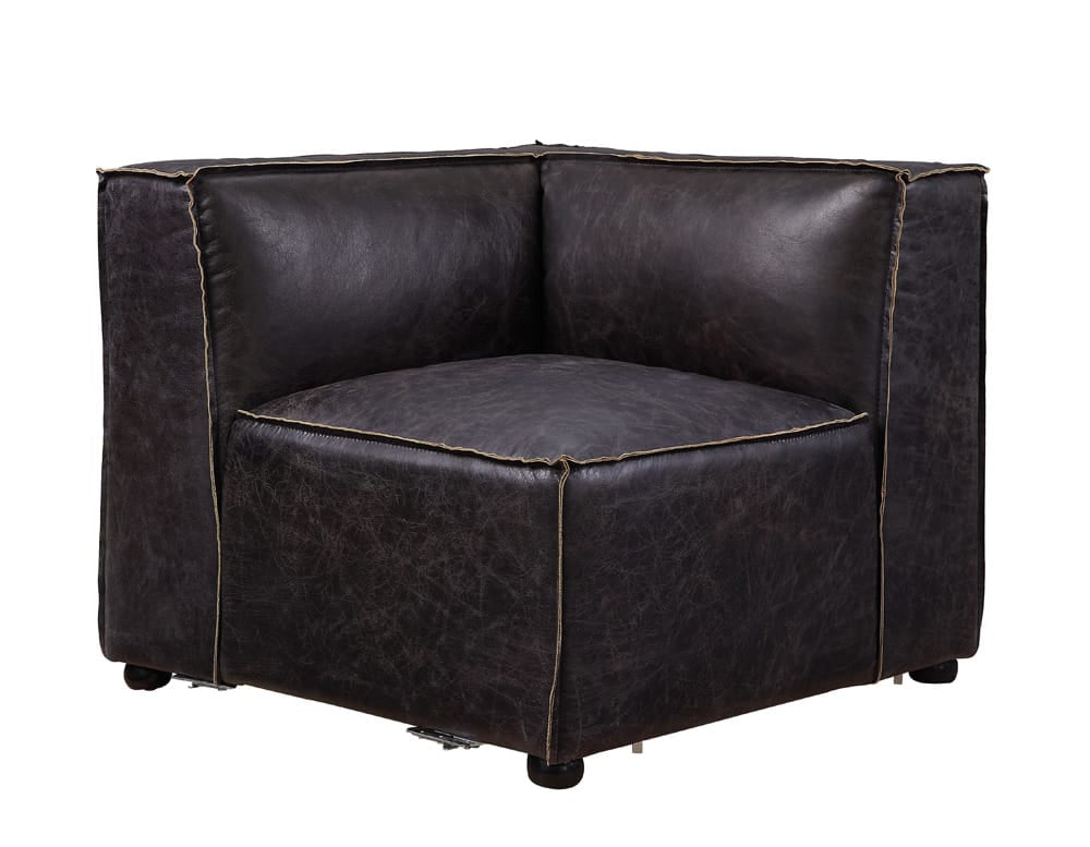 ACME Furniture - Birdie - Modular - Wedge - Antique Slate Top Grain Leather - 56587 view 1