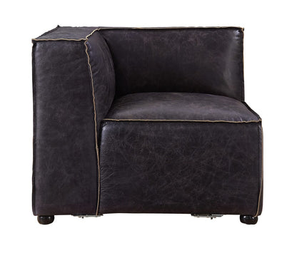 ACME Furniture - Birdie - Modular - Wedge - Antique Slate Top Grain Leather - 56587 view 2
