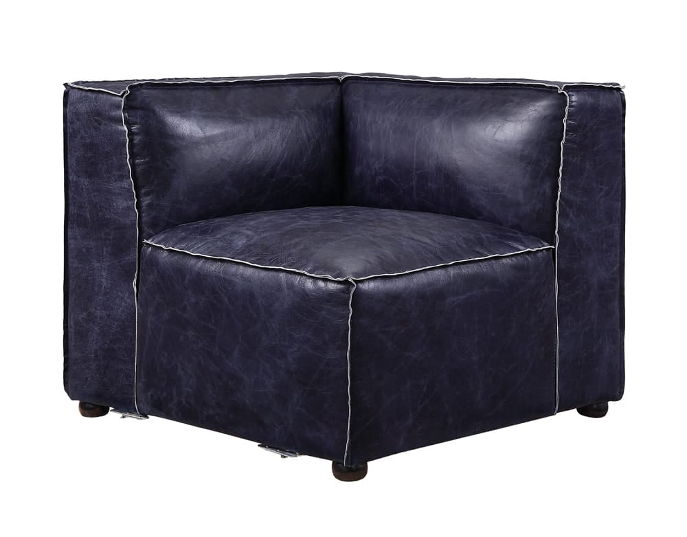 ACME Furniture - Birdie - Modular - Wedge - Vintage Blue Top Grain Leather - 56597 view 1