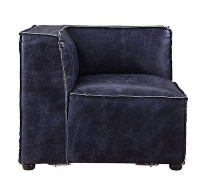 ACME Furniture - Birdie - Modular - Wedge - Vintage Blue Top Grain Leather - 56597 view 2