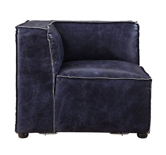 ACME Furniture - Birdie - Modular - Wedge - Vintage Blue Top Grain Leather - 56597 view 2