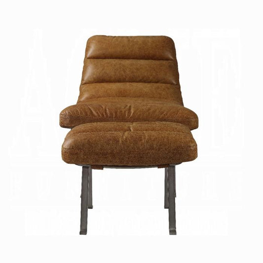 ACME Furniture - Bison Accent Chair - Toffee Top Grain Leather - 59650 veiw 2