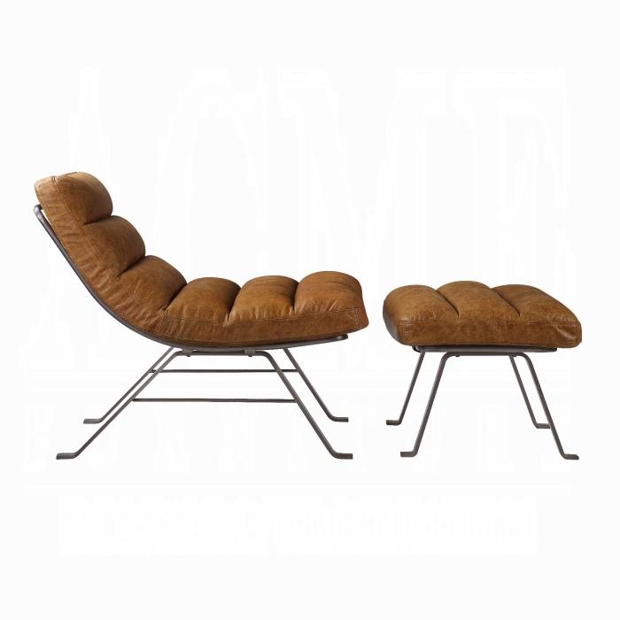 ACME Furniture - Bison Accent Chair - Toffee Top Grain Leather - 59650 veiw 3