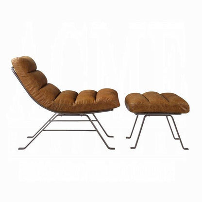 ACME Furniture - Bison Accent Chair - Toffee Top Grain Leather - 59650 veiw 3