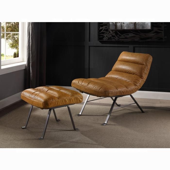 ACME Furniture - Bison Accent Chair - Toffee Top Grain Leather - 59650 veiw 5