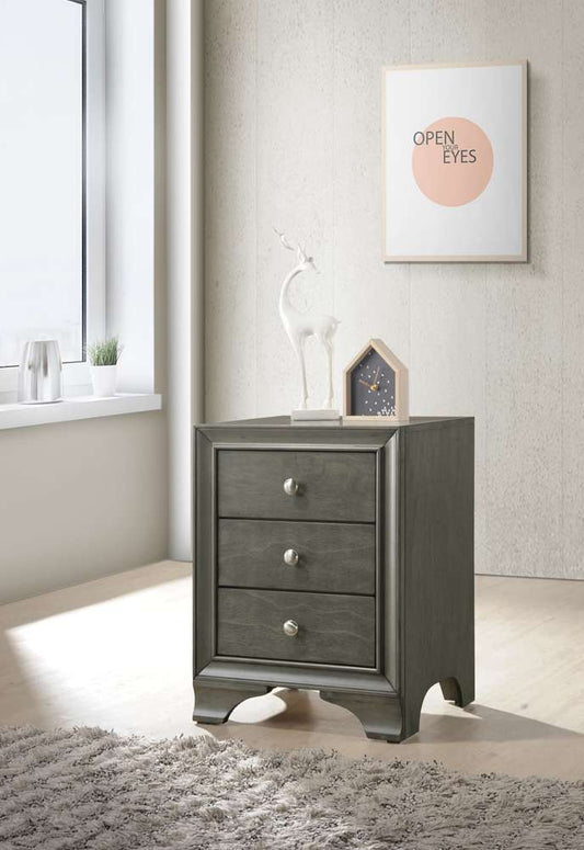 ACME Furniture - Blaise Accent Table (3 Drw & USB Dock) - 97494 veiw 1