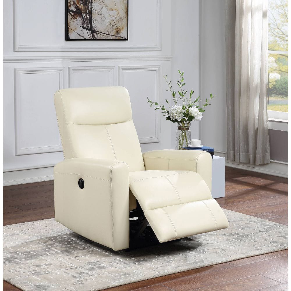 ACME Furniture - Blane - Power Motion Recliner - Beige Top Grain Leather Match - 59772 view 7