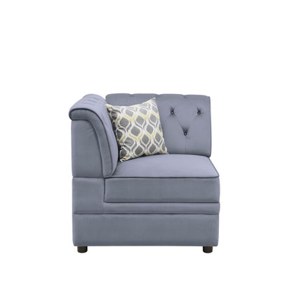 ACME Furniture - Bois II - Modular - Wedge - Gray Velvet - 53306 view 2
