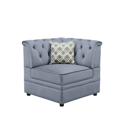 ACME Furniture - Bois II - Modular - Wedge - Gray Velvet - 53306 view 3