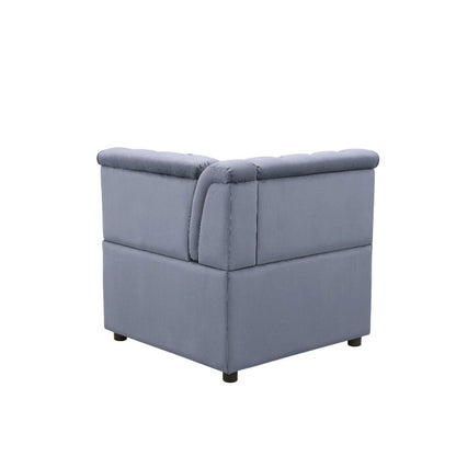 ACME Furniture - Bois II - Modular - Wedge - Gray Velvet - 53306 view 4