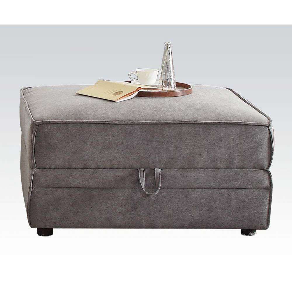 ACME Furniture - Bois Ottoman w/Storage - 53782 veiw 1
