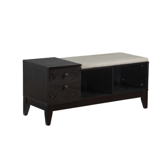 ACME Furniture - Boyet - Bench w/Storage - Fabric & Black - 96770 view 1