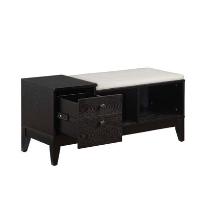 ACME Furniture - Boyet - Bench w/Storage - Fabric & Black - 96770 view 3