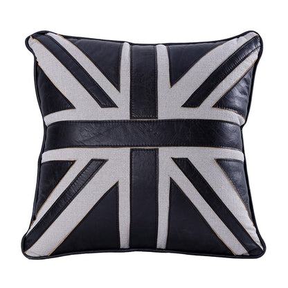 ACME Furniture - Brancaster - Accent Cushion (Set of 2) - Black Leather & Linen - AC02824 view 1