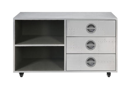 ACME Furniture - Brancaster Cabinet - Aluminum - 92427 veiw 2