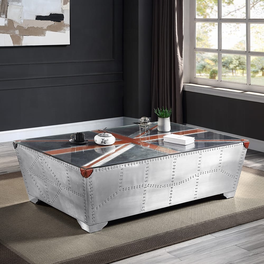 ACME Furniture - Brancaster Coffee Table - Aluminum - LV01812 view 4