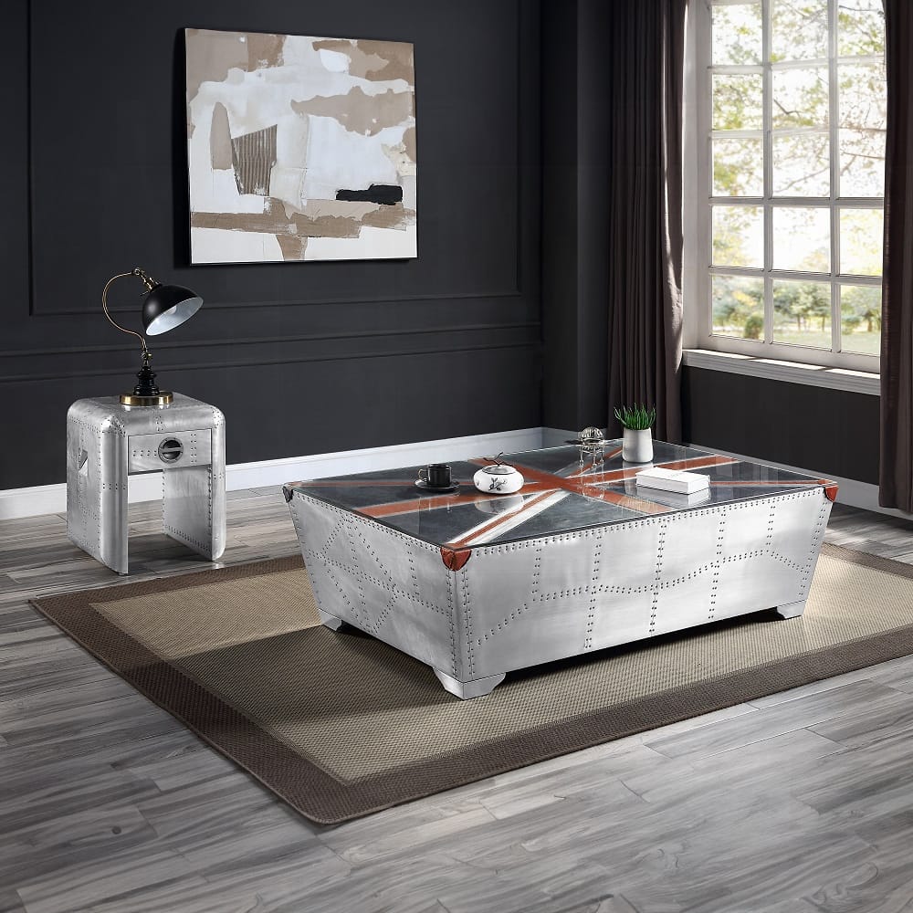 ACME Furniture - Brancaster Coffee Table - Aluminum - LV01812 view 5
