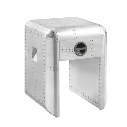 ACME Furniture - Brancaster End Table - Aluminum - LV01813 veiw 1