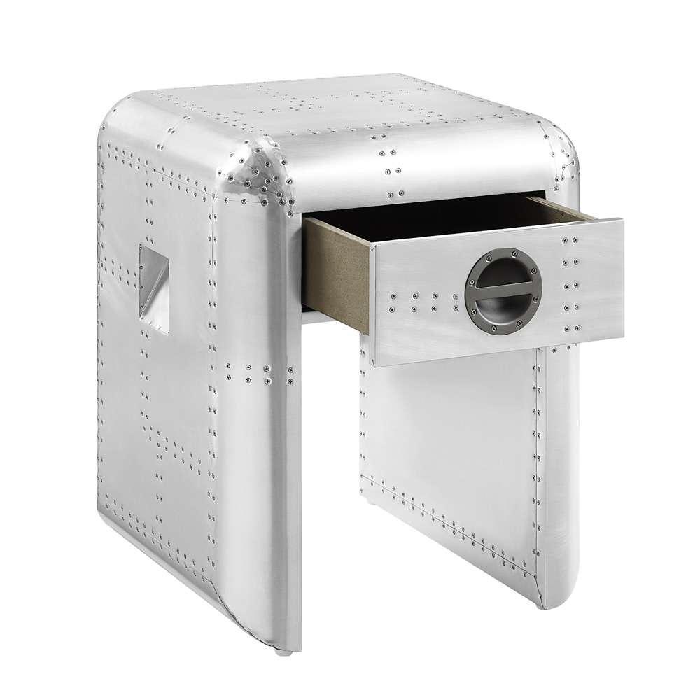 ACME Furniture - Brancaster End Table - Aluminum - LV01813 veiw 4