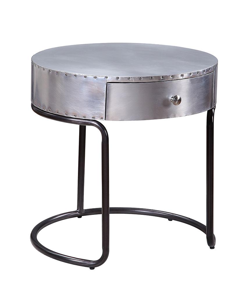 ACME Furniture - Brancaster End Table - Aluminum - 84882 view 1