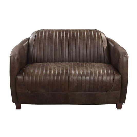 ACME Furniture - Brancaster Loveseat - Antique Slate Top Grain Leather - LV01810 veiw 2