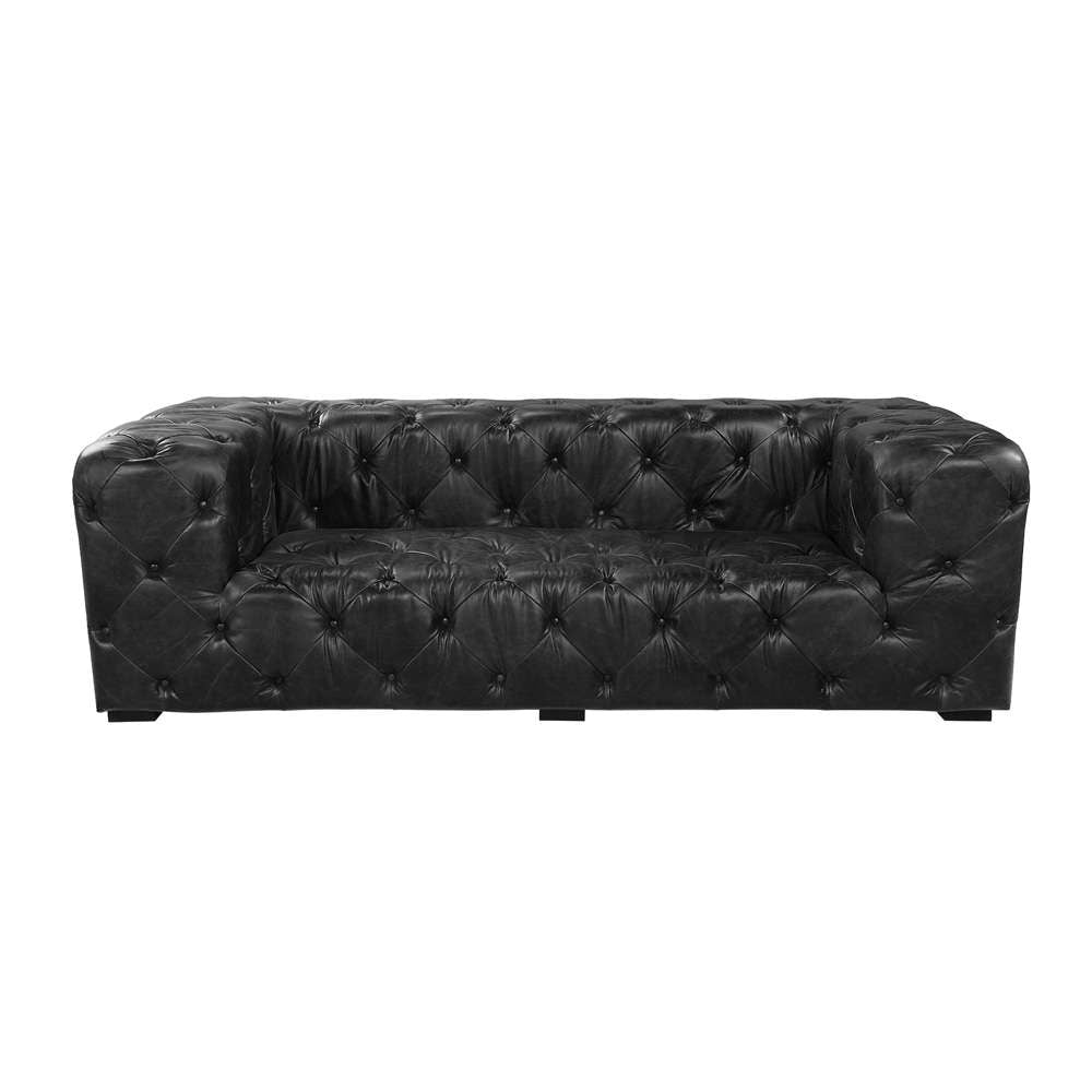 ACME Furniture - Brancaster Loveseat - Black Top Grain Leather - LV02285 veiw 2