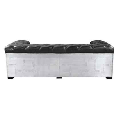 ACME Furniture - Brancaster Loveseat - Black Top Grain Leather - LV02285 veiw 4