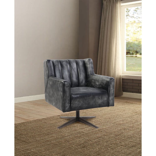 ACME Furniture - Brancaster - Office Chair - Vintage Black Top Grain Leather - 92554 view 1