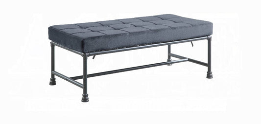 ACME Furniture - Brantley Bench - Gray Velvet & Sandy Gray - AC00428 view 1