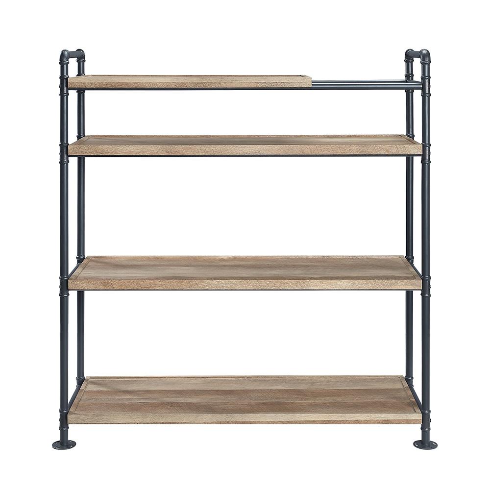ACME Furniture - Brantley Bookshelf - Oak & Sandy Black Finish - AC00757 veiw 5