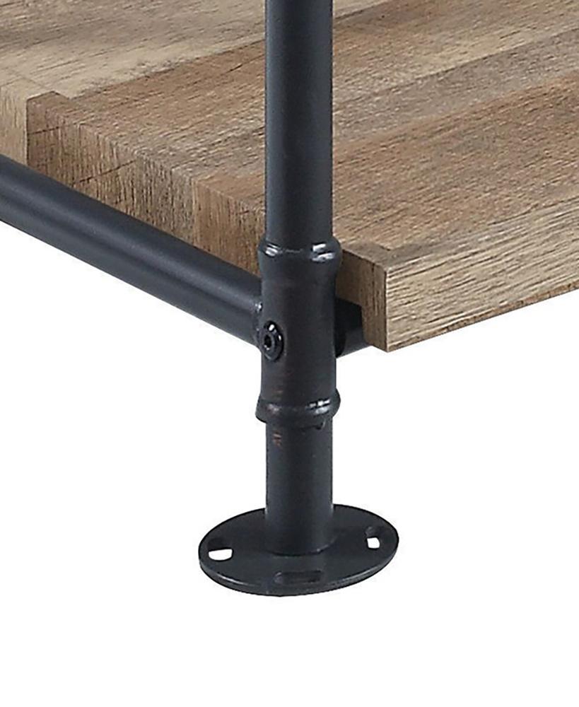 ACME Furniture - Brantley Bookshelf - Oak & Sandy Black Finish - AC00757 veiw 7