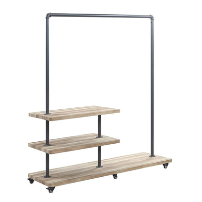 ACME Furniture - Brantley - Hanger Rack - Oak & Sandy Gray Finish - AC00434 view 1