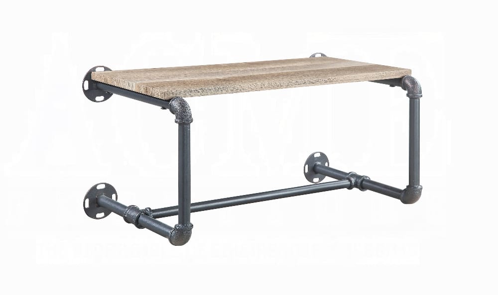 ACME Furniture - Brantley Wall Rack - Oak & Sandy Gray - AC00432 view 1