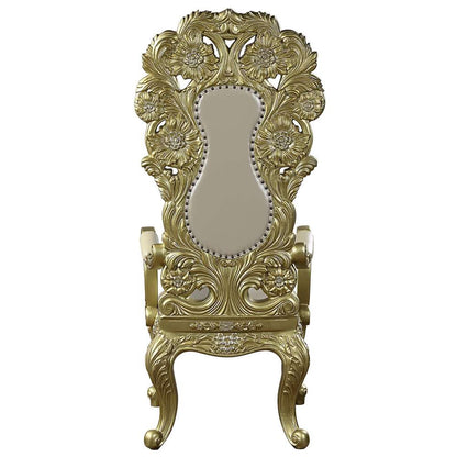 ACME Furniture - Cabriole Arm Chair (Set of 2) - Light Gold  - DN01484 veiw 4
