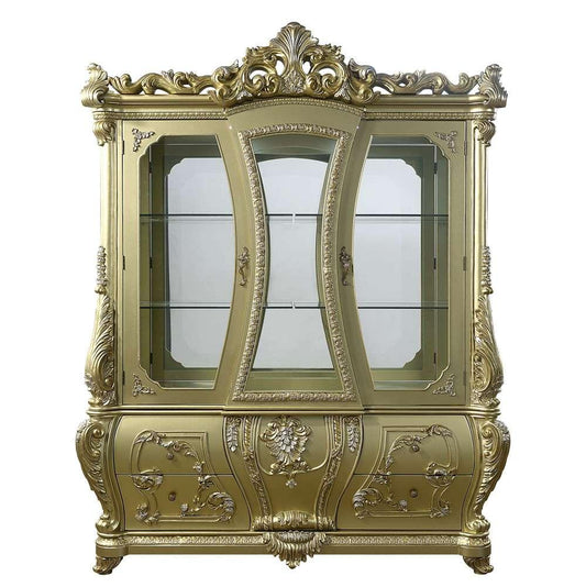 ACME Furniture - Cabriole Curio - Gold - DN01485 veiw 3