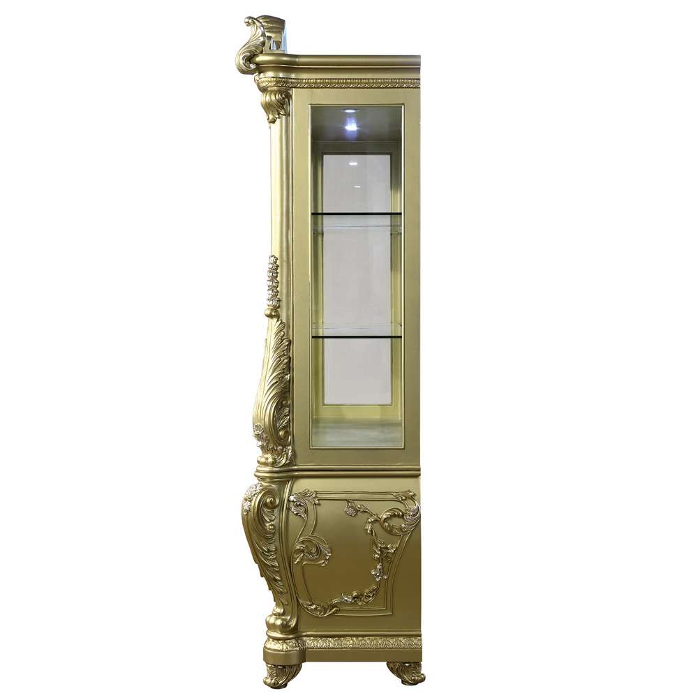 ACME Furniture - Cabriole Curio - Gold - DN01485 veiw 4