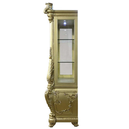 ACME Furniture - Cabriole Curio - Gold - DN01485 veiw 4
