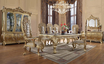 ACME Furniture - Cabriole Dining Table - Gold - DN01482 view 4