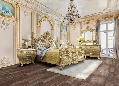 ACME Furniture - Cabriole Eastern King Bed - Light Gold - BD01463EK veiw 1