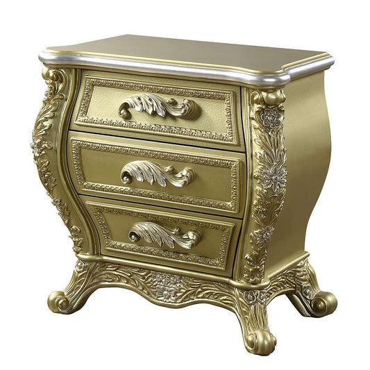ACME Furniture - Cabriole Nightstand - Gold - BD01464 veiw 1