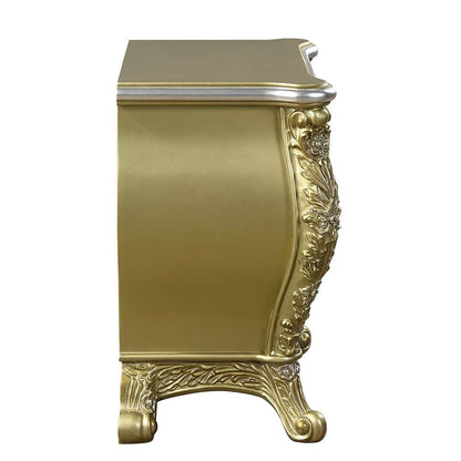 ACME Furniture - Cabriole Nightstand - Gold - BD01464 veiw 3