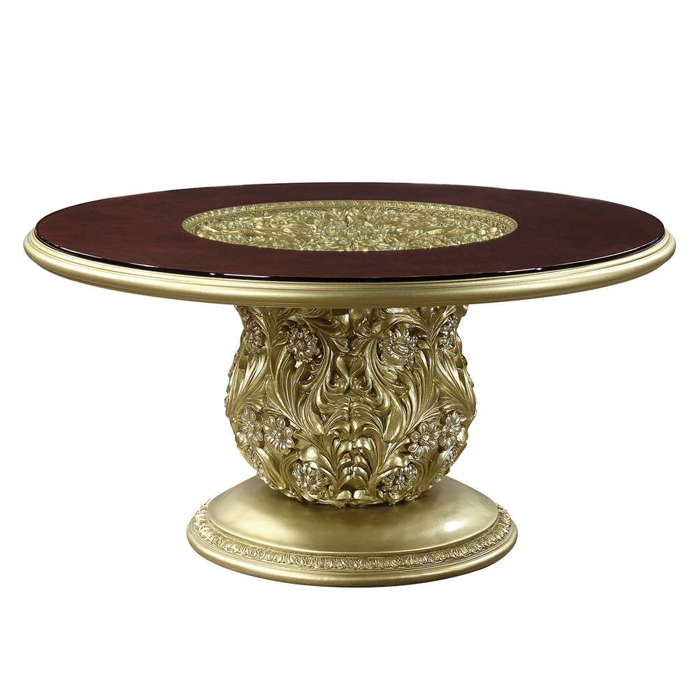 ACME Furniture - Cabriole Round Dining Table - Gold - DN01481 veiw 1