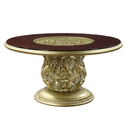 ACME Furniture - Cabriole Round Dining Table - Gold - DN01481 veiw 1