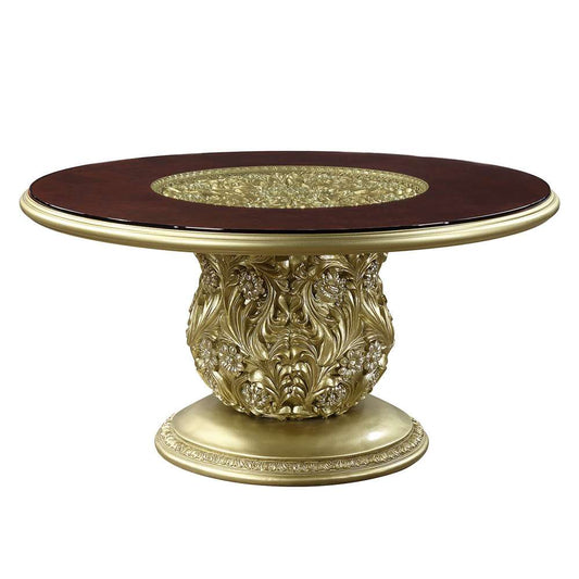 ACME Furniture - Cabriole Round Dining Table - Gold - DN01481 veiw 1