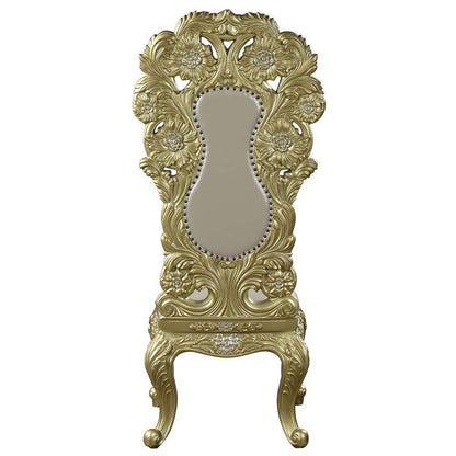 ACME Furniture - Cabriole Side Chair (Set of 2) - Light Gold - DN01483 veiw 4