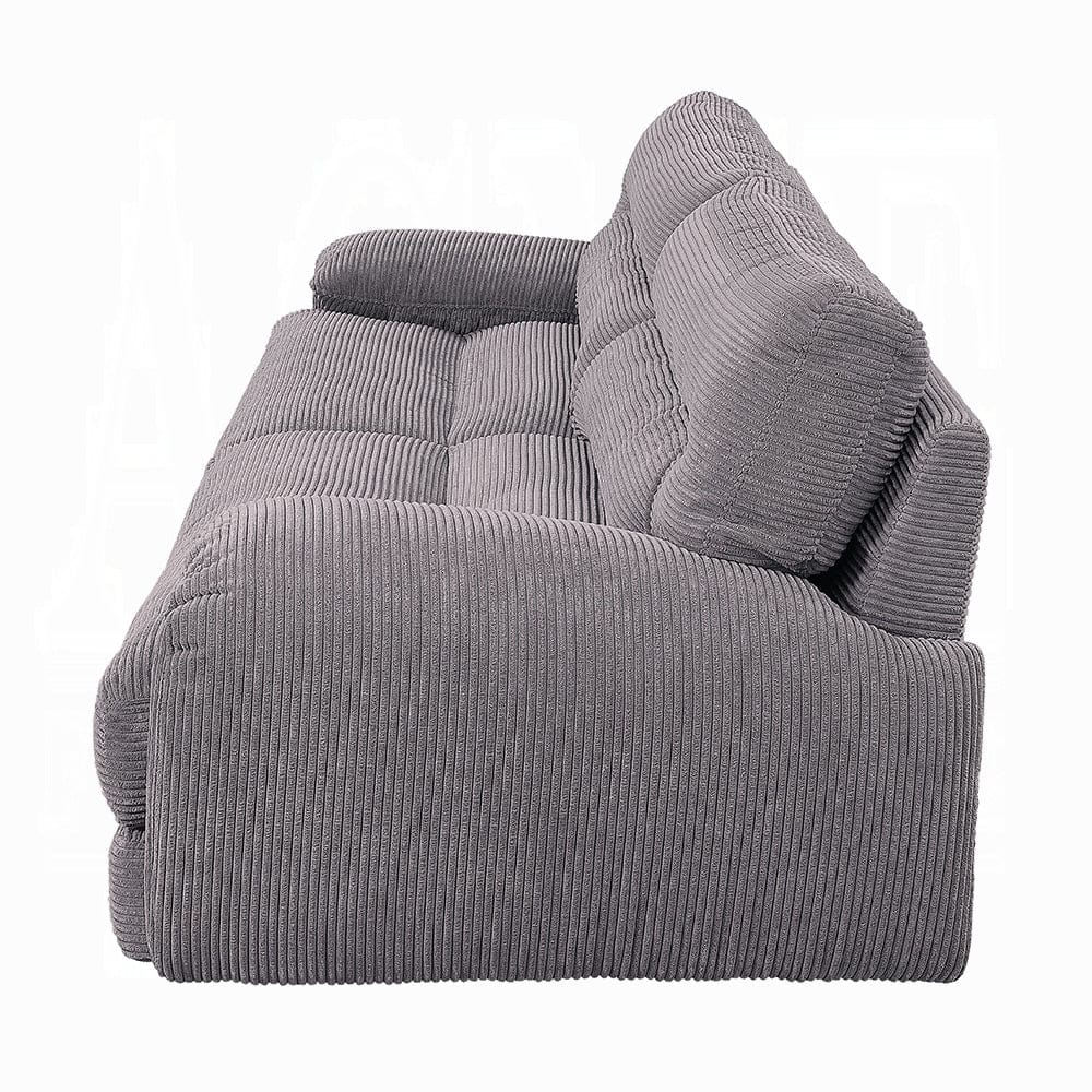 ACME Furniture - Cadenza Loveseat - Gray Corduroy - LV03261 view 3