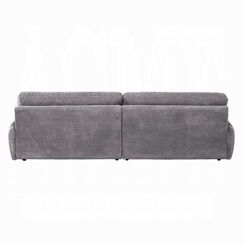 ACME Furniture - Cadenza Loveseat - Gray Corduroy - LV03261 view 4