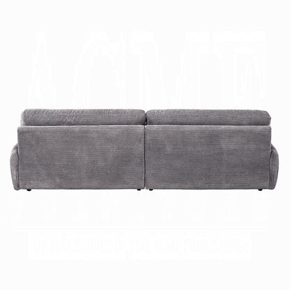 ACME Furniture - Cadenza Loveseat - Gray Corduroy - LV03261 view 4
